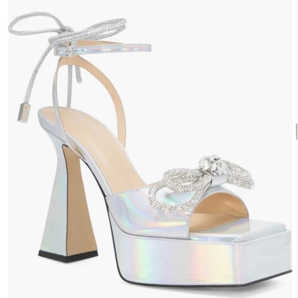MACH & MACH Double Bow Platform Sandal - Picture 1 of 12